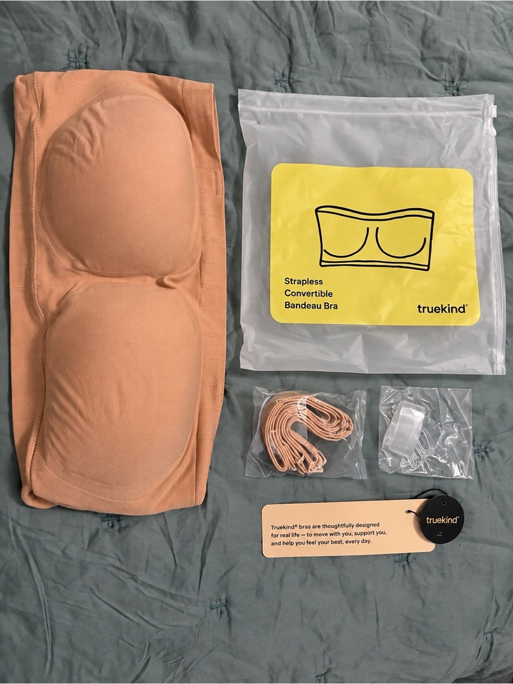 Shapermint Truekind Strapless Bandeau Bra